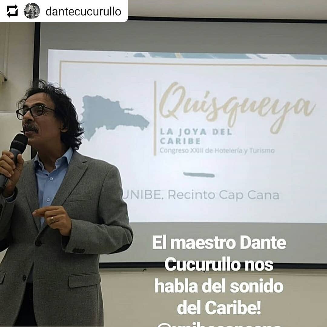 Dante Cucurullo en el congreso de turismo de UNIBE Cap Cana