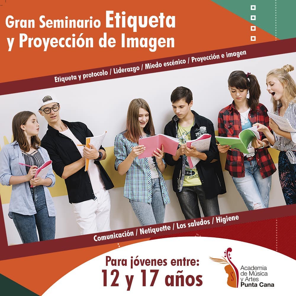 Seminario de etiqueta y proyección de imagen para jóvenes